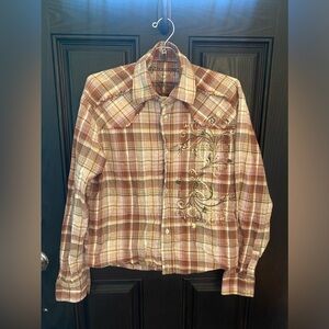 Western kids button down shirt